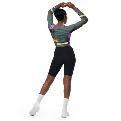 Recycled crop top - Pacman - Image 3