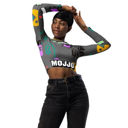 Recycled crop top - Pacman - Image 2