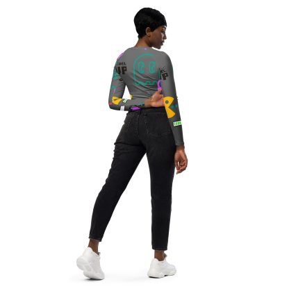Recycled crop top - Pacman - Image 4