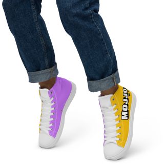 High top canvas shoes