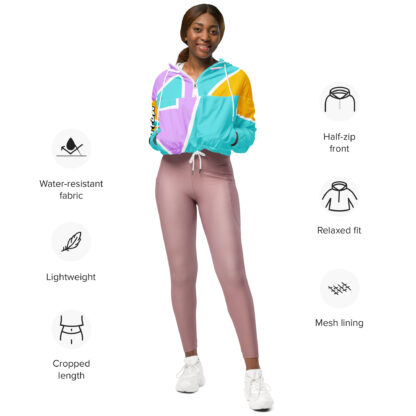 Cropped windbreaker